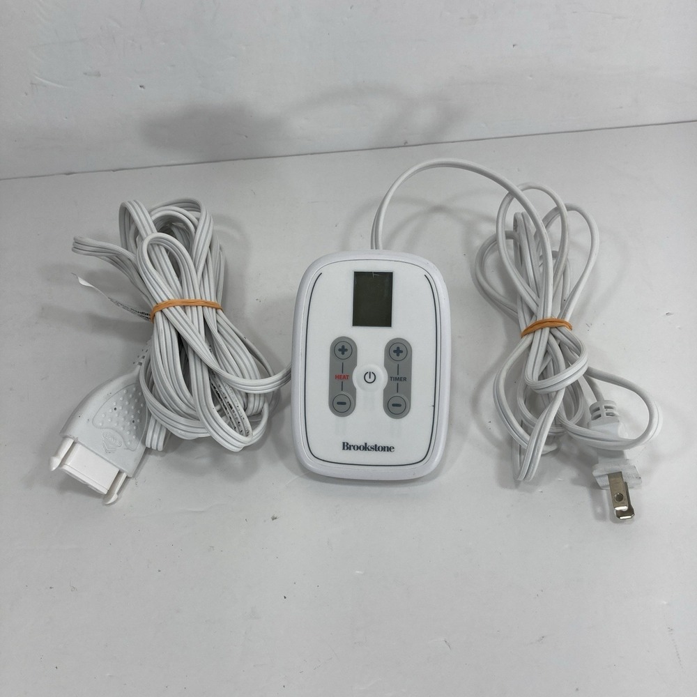 Brookstone Heated Electric Blanket Controller LL-A16-10BL Remote Power Cord